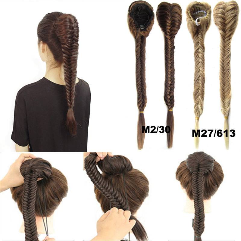 Aplique de cabelo para trança