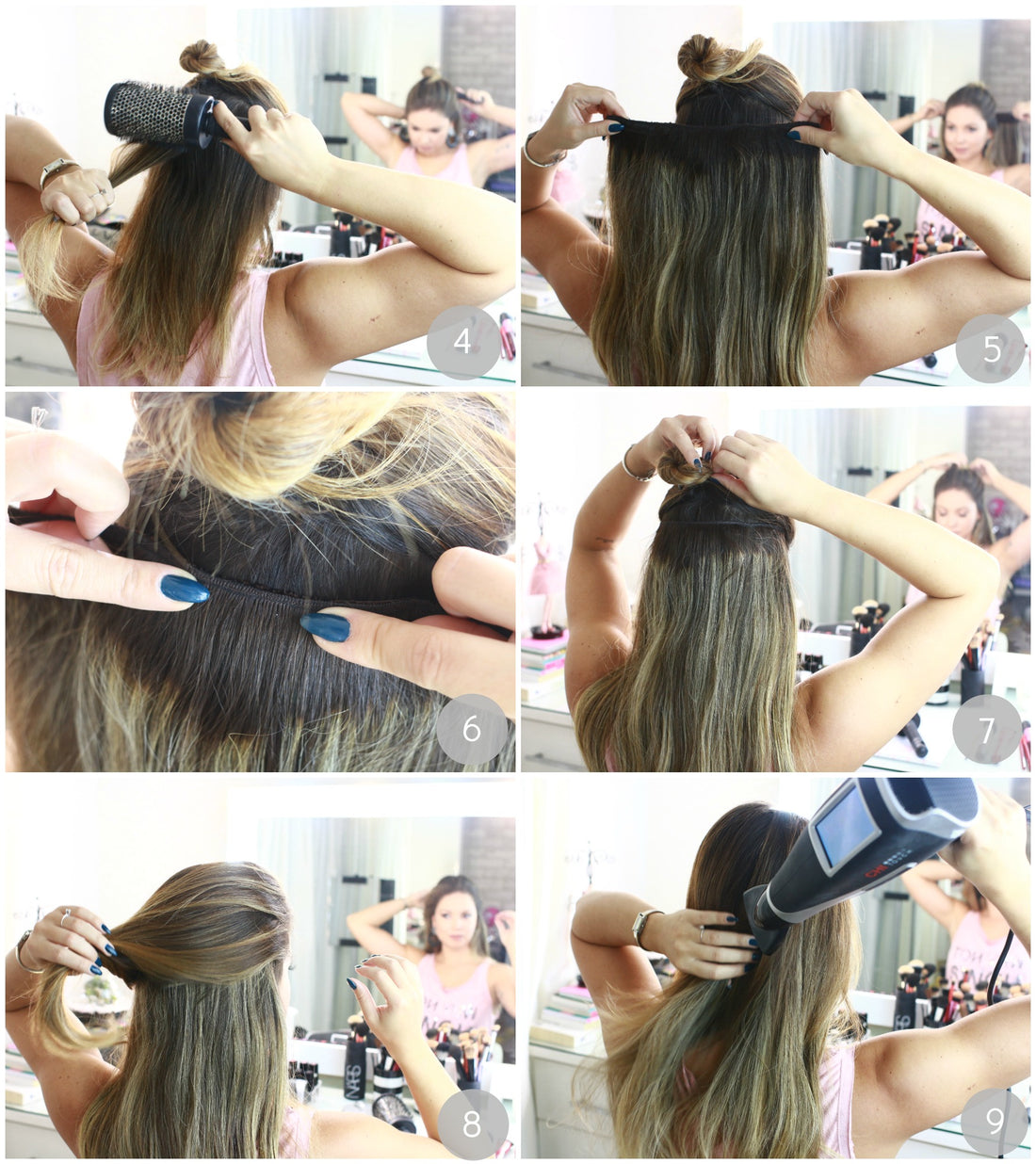 Aplique de cabelo - como colocar – Bela Belinda