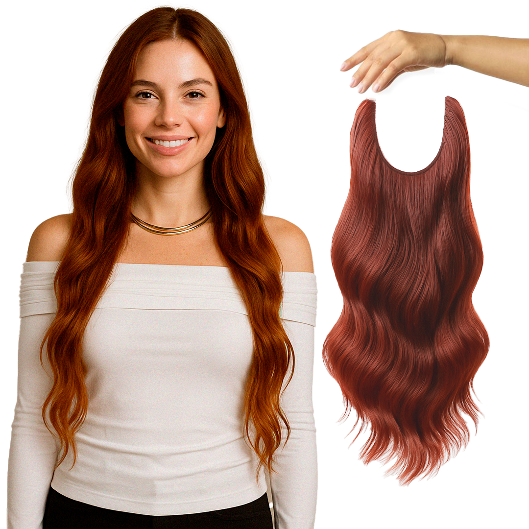 Aplique Castanho Avermelhado Entrega Rápida