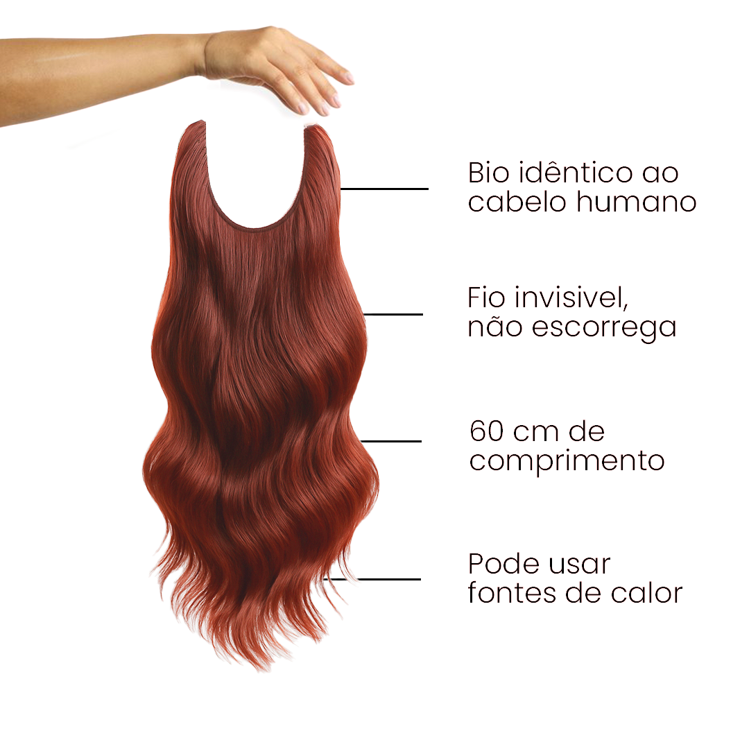 Aplique Castanho Avermelhado Entrega Rápida