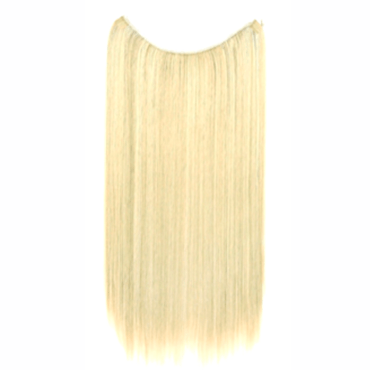 Bela Belinda Liso / 60cm Aplique Loiro Claro Entrega Rápida