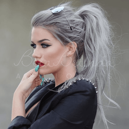 Bela Belinda Rabo-De-Cavalo Castanho Loiro Platinado Cinza Entrega Rápida