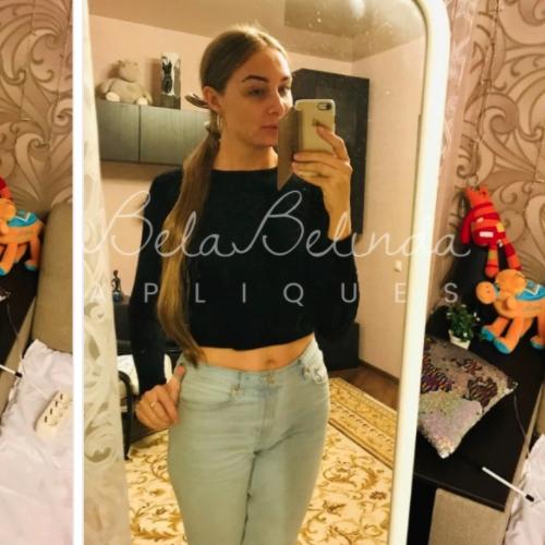 Bela Belinda Rabo-De-Cavalo Loiro Mel Entrega Rápida